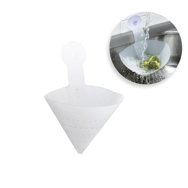 Multifunctional Corner Sink Drain Rack With Suction Cup